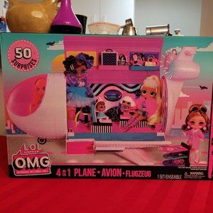 BRAND NEW, LOL SURPRISE OMG, AIRPLANE 4 IN 1 PLAYSET, SEALED IN THE BOX!!!